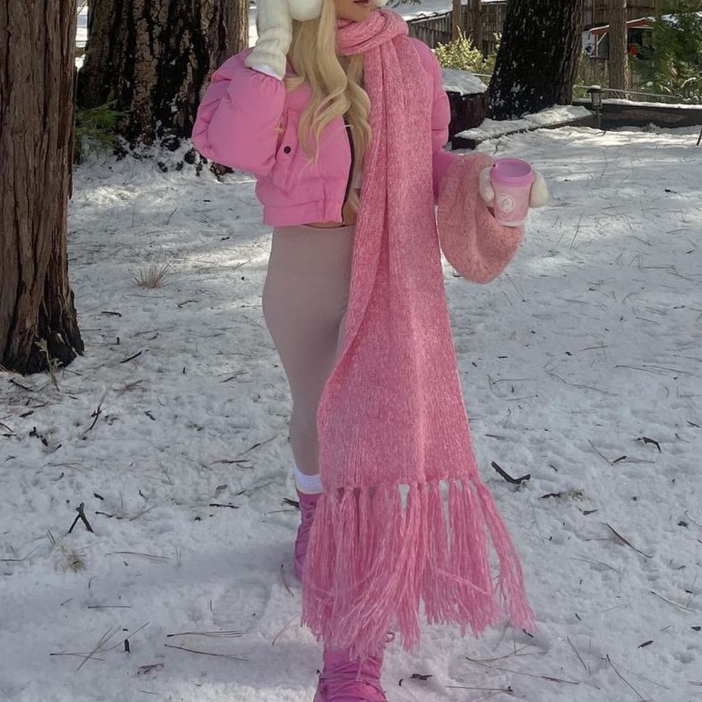 Pink Scarf